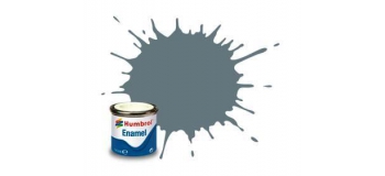 Peintures à maquettes et modélisme ferroviaire HUHBROL HUM20087 - AA0967 - N°1 Gris acier mat  Peinture Enamel Pot N°1, 14 ml