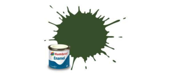 Peintures pour maquettes et modelisme ferroviaire HUMBROL HUM20117 - AA1290 - N°1 Vert clair U.S mat