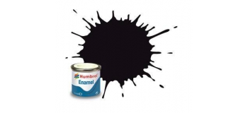Peintures à maquettes et modélisme HUMBROL HUM20201 - AA6392 - N°1 Noir métallique 