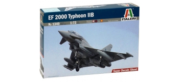 Maquettes : ITALERI I1340 - Avion EF-2000 Typhoon Biplace 