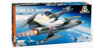 Maquettes : ITALERI I2502 - Avion F-104G/S Starfighter 