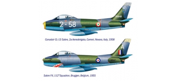 ITALERI I2503 - Avion F-86F Sabre Skyblazers 
