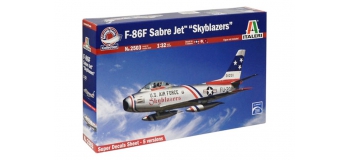 Maquettes : ITALERI I2503 - Avion F-86F Sabre Skyblazers 