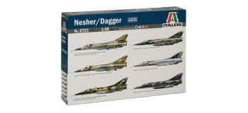 Maquettes : ITALERI I2721 - Avion Nesher/Dagger/Mirage V 