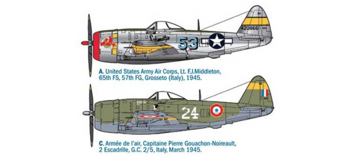 ITALERI I2728 - Avion P-47D Thunderbolt 