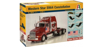 Maquettes : ITALERI I3874 - Cabine de camion Western Star Constellation 