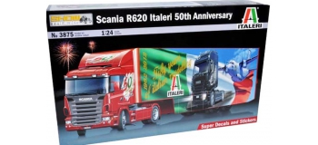 Maquettes : ITALERI I3875 - Semi remorque Scania R620 50 Ans Italeri 