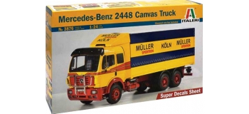 Maquettes : ITALERI I3876 - Camion Mercedes 1853 bâché 