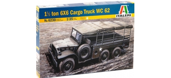 ITALERI I6230 - Maquettes : Dodge WC62 6X6 1,5 ton