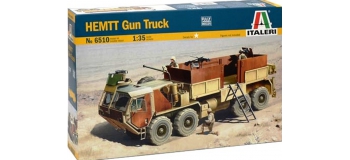 Maquettes : ITALERI I6510 - Véhicule blindé M985 HEMTT Gun Truck. 