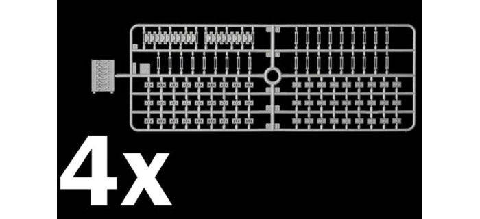 ITALERI I6515 - Chenilles de M109