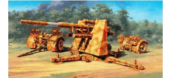 Maquettes : ITALERI I6602 - Canon FlaK 37 88mm 