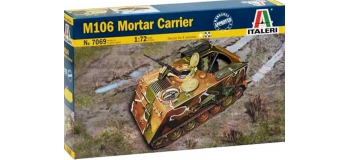 Maquettes : ITALERI I7069 - Véhicule blindé Obusier M106 Porte Mortier 