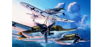 Maquettes : ITALERI I072 - Mistel 1 Ju88 et Bf109F