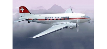 Maquettes : ITALERI I1349 - DC-3 Swiss Air Lines 