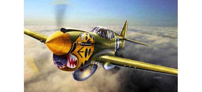 ITALERI I2717 - Curtiss P-40E/K Kittyhawk Mk.II