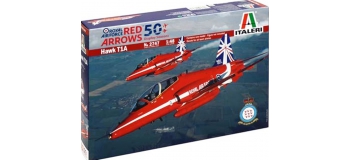 Maquettes : ITALERI I2504 - Hawk T1A 50 Ans Red Arrows 
