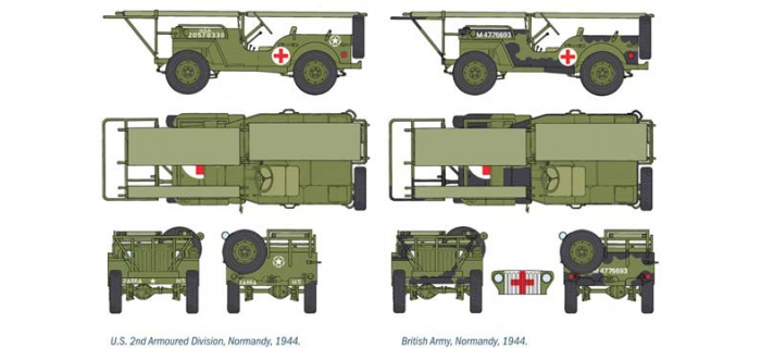 ITALERI I326 - Jeep Ambulance 