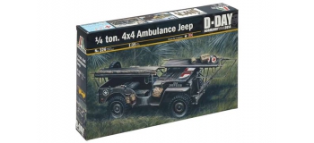 Maquettes : ITALERI I326 - Jeep Ambulance 