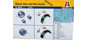 Maquettes : ITALERI I3870 - Jantes et garde-boue 