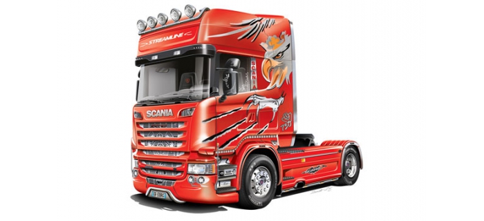  ITALERI I3906 - Scania R730 Silver Griffin 