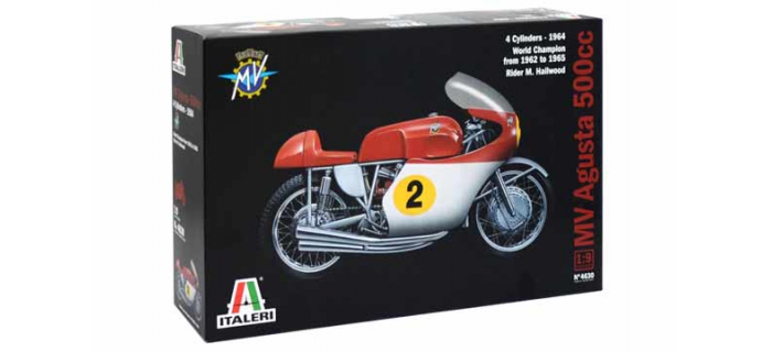 Maquettes : ITALERI I4630 - Motos MV Agusta 500 1964	