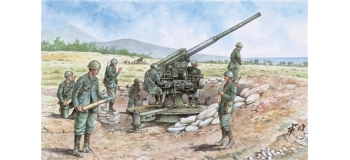 Maquettes : Canon Ital. 90/53 et servants