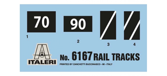 ITALERI I6167 - Section de voie ferrée 