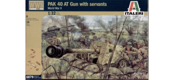 Maquettes : ITALERI I6879 - PaK40 et servants