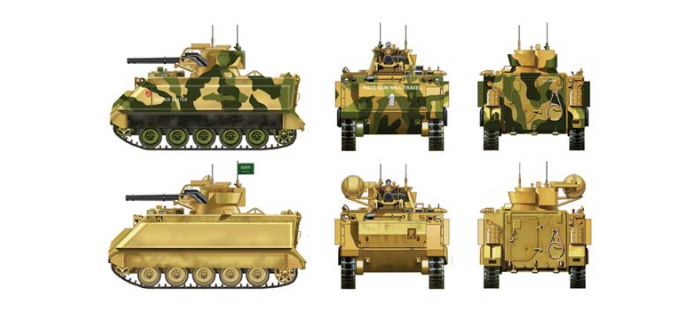 ITALERI I7066 - Char d'assaut M163 Vulcan 