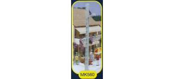 mkd mk560 2 lampadaires avec poteaux béton