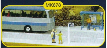 modelisme ferroviaire mkd mk678 Abri de bus