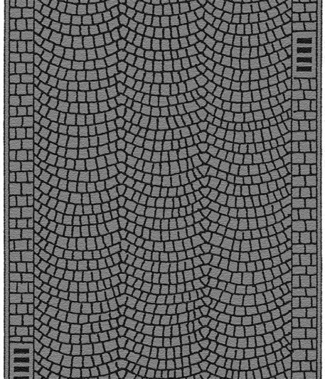 Noch 34222 – Chemin Pavé En Rouleau Pour Modélisme Ferroviaire – échelle N – 4 X 100 Cm – Accessoire Diorama
