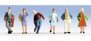 Noch - 15226 - Modélisme Ferroviaire - Figurine - 6 Voyageurs d'affaires