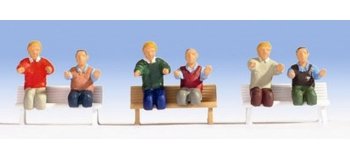 Noch Figurine Conducteur De Locomotive à Vapeur – échelle HO 1:87, 6 Pièces, Prête à Exposer, Dès 14 Ans