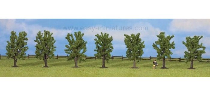 Arbres Feuillus NOCH Échelle H0 - Lot De 16 Arbres 4 à 10 Cm - Neuf