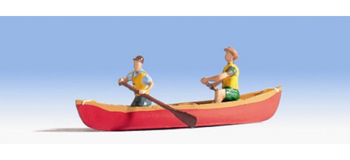 Figurines Modélisme Ferroviaire Noch - Scènes Aux Toilettes - 5 Personnages + Accessoires