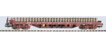 PIKO 54827.3 - Wagon plat SNCF, type RS avec traverses