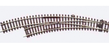 PIKO 55227 Aiguillage courbe gauche 15°, R3 / R4