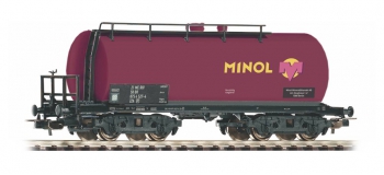 Modélisme ferroviaire : PIKO PI 58923 - Wagon Citerne minol DR