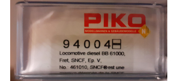 Locomotive diesel G1206, SNCF FRET - Piko 94004 echelle N