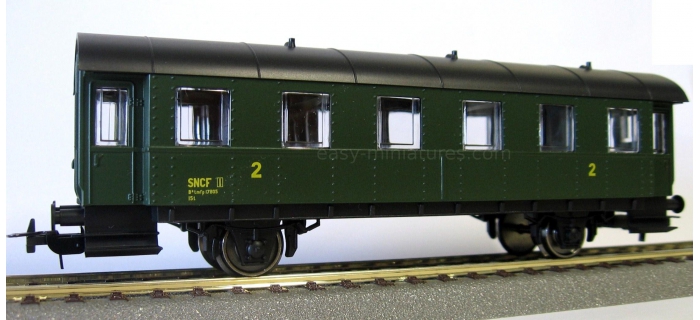 piko 96070 Voiture 2 essieux, 2e classe SNCF modelisme ferroviaire trains électriques