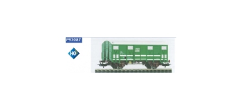Modélisme ferroviaire : PIKO PI 97087 - Wagon Cervert, vert FRET