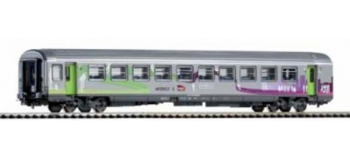 Modélisme ferroviaire : PIKO PI 97092 - Voiture corail VTU Intercité SNCF. 2CL