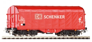 Modélisme ferroviaire : PIKO PI 54587 - Wagon bâché DB 