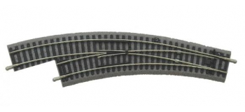 Modélisme ferroviaire : PIKO - PI 55422 - Rail PIKO A avec ballast Aiguillage courbe BW
