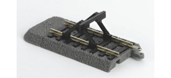 Modélisme ferroviaire : PIKO - PI 55446 -   Rail PIKO A avec ballast, remblai, pièce de fin de voie heurtoir