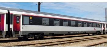 Modélisme ferroviaire  : PIKO PI 58648 - Set de 2 voitures Corail lit livrée Carmillon SNCF