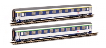 Modélisme ferroviaire : PIKO PI 58653 - Set 2 Corail VU couchettes 1/2CL SNCF - EP VI
