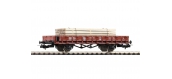 Modelisme ferroviaire : PIKO PI 58713 - Wagon plat avec chargement
